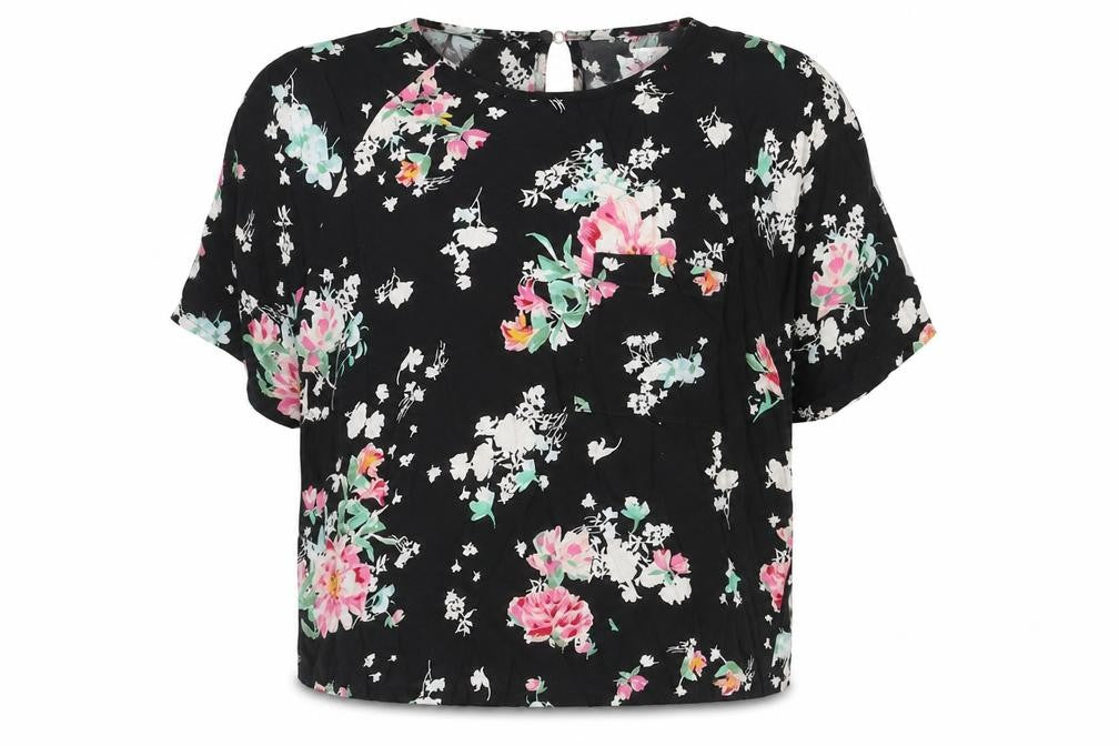 Womens UK Size 10 Marks and Spencer Black Basic Blouse