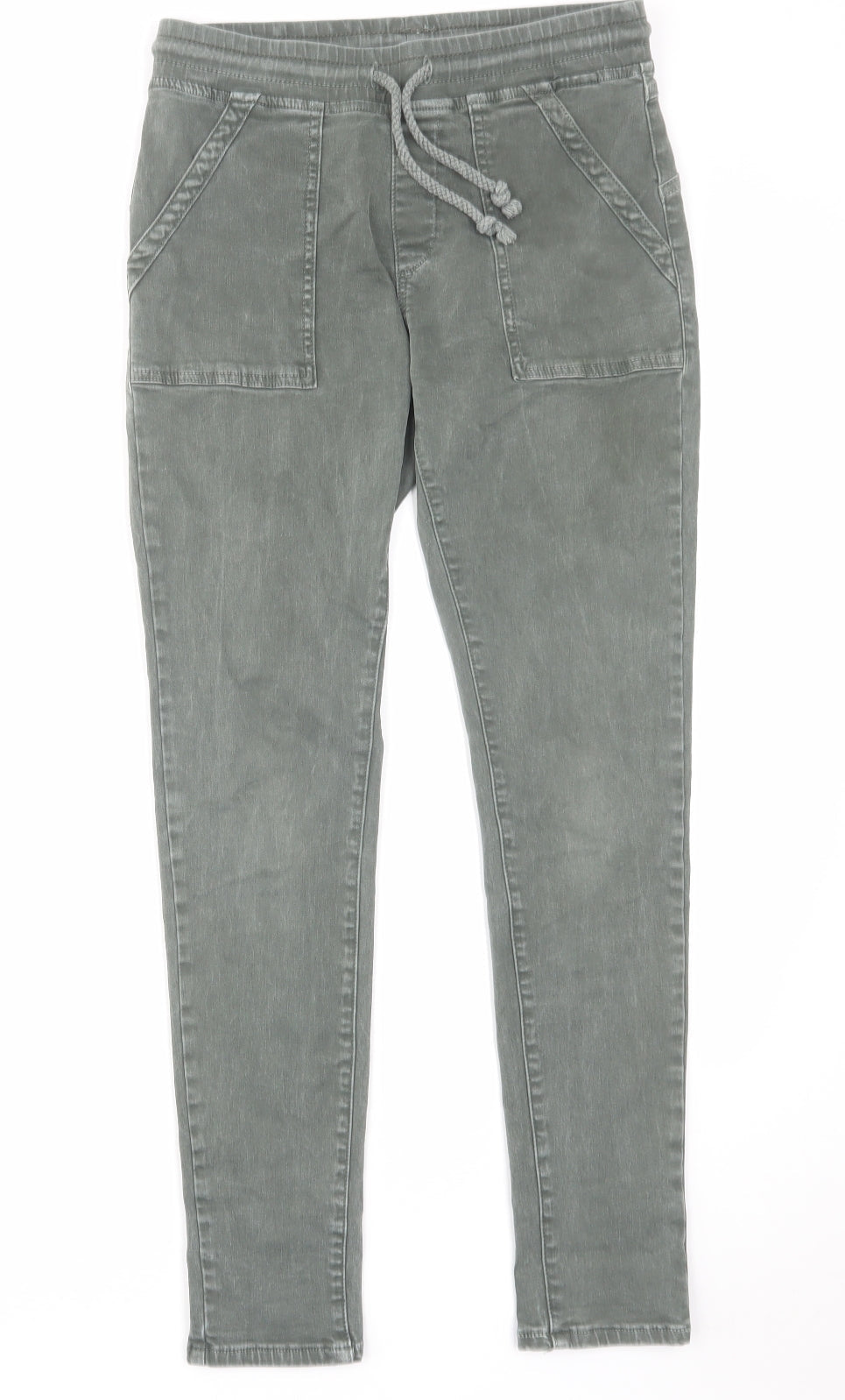 Womens UK Size S Amazing Woman Regular Fit Jegging Green Jeans
