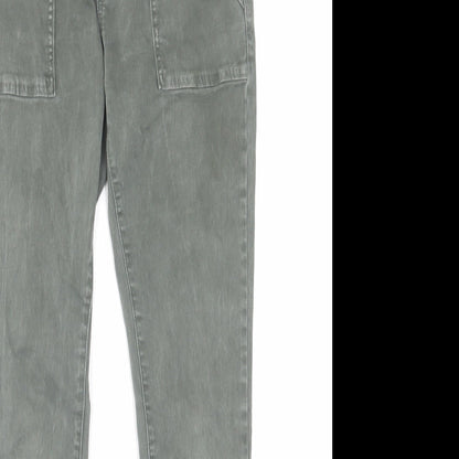 Womens UK Size S Amazing Woman Regular Fit Jegging Green Jeans