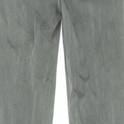 Womens UK Size S Amazing Woman Regular Fit Jegging Green Jeans