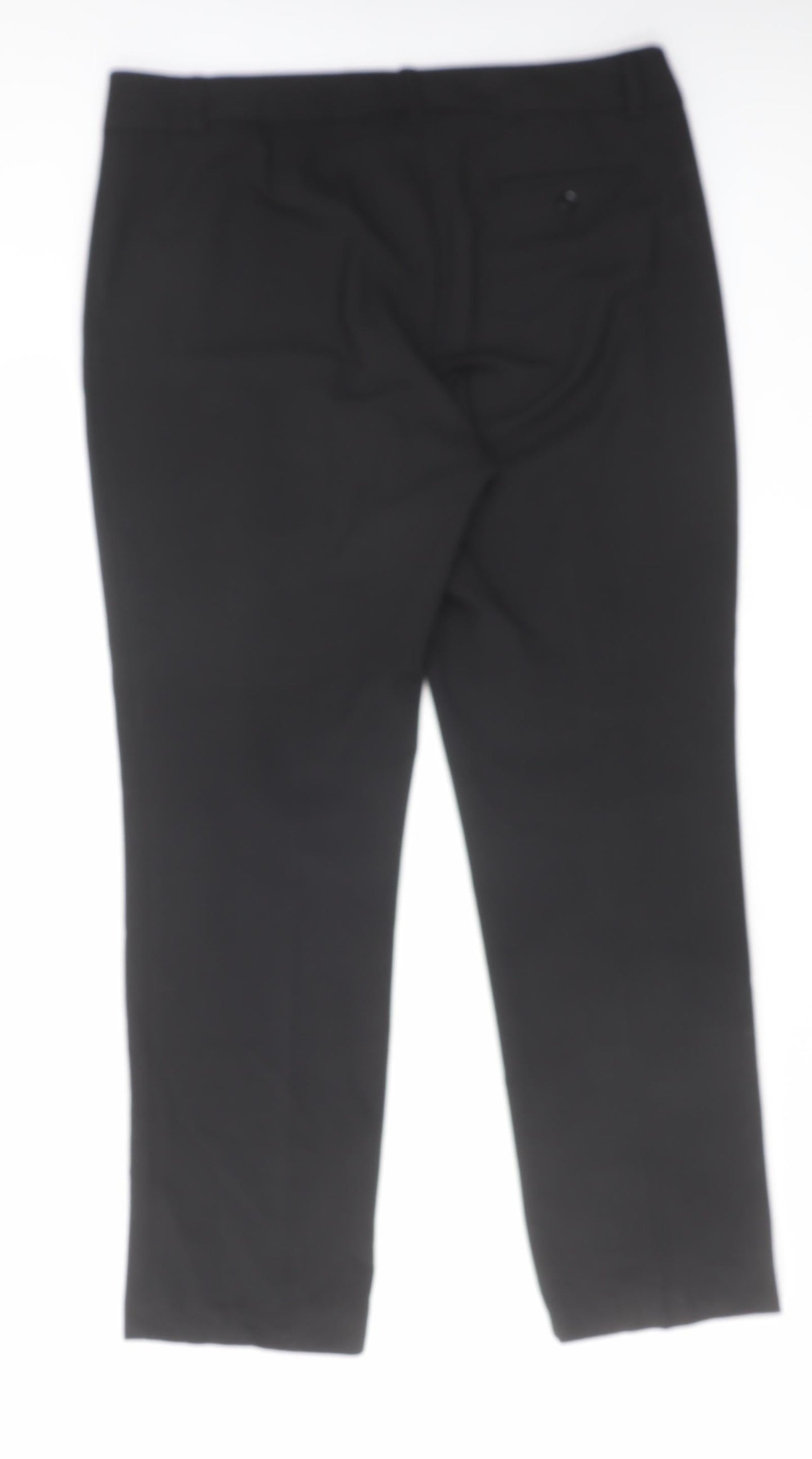 Womens UK Size 14 Marks and Spencer Regular Fit  Black Trousers