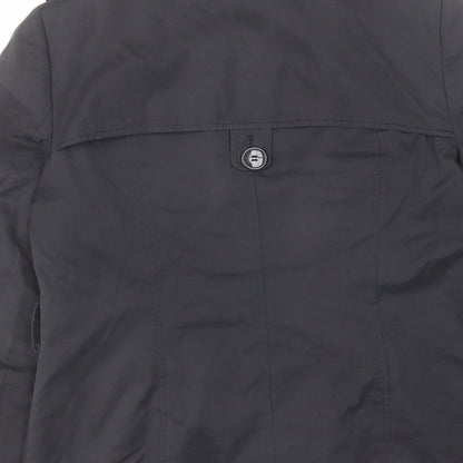 Womens UK Size 12 Debenhams Black Pea Coat