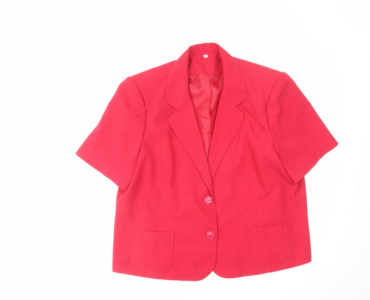 Womens UK Size 20 EWM Red Jacket