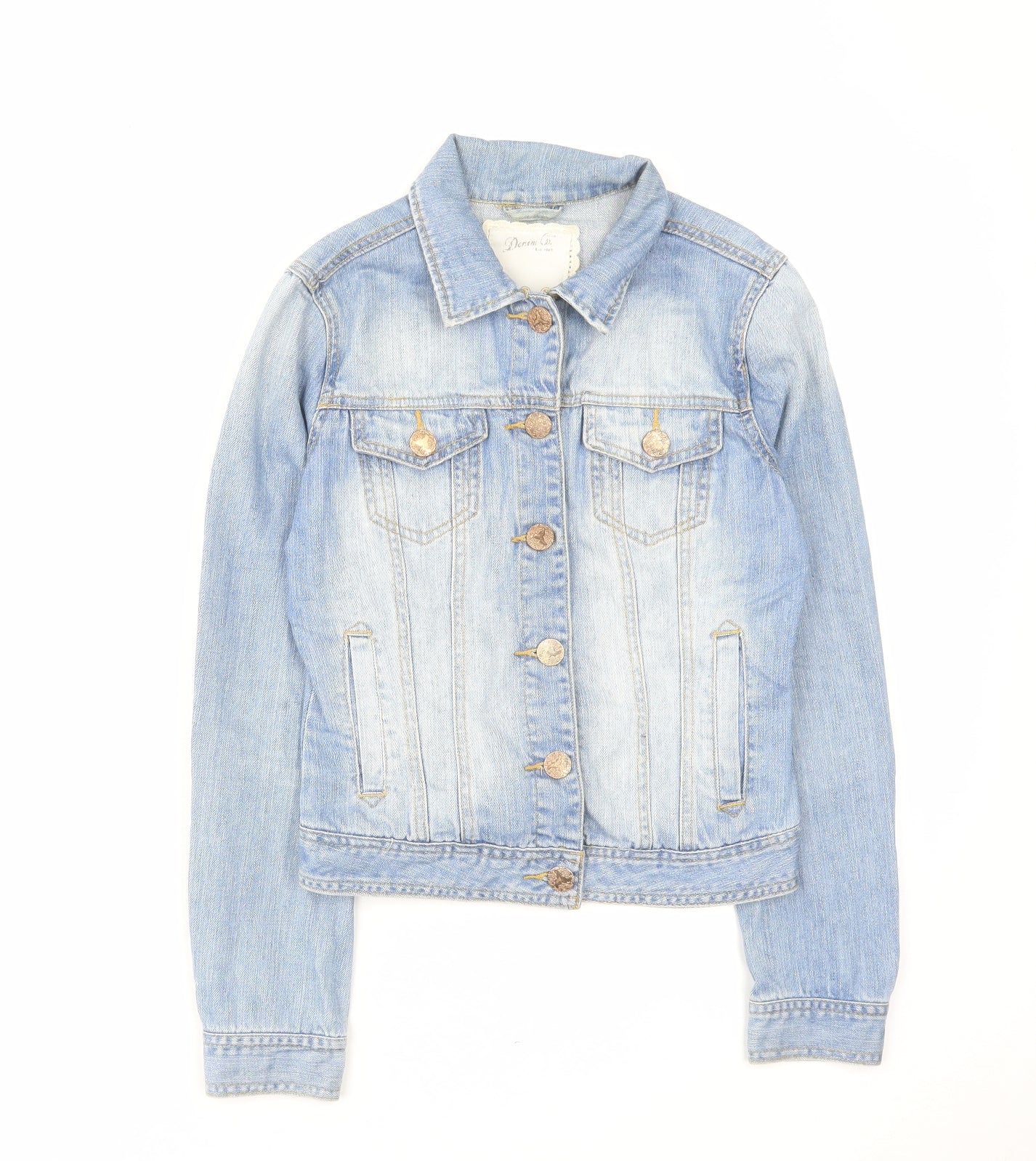 Womens UK Size 8 Denim & Co. Blue Jacket