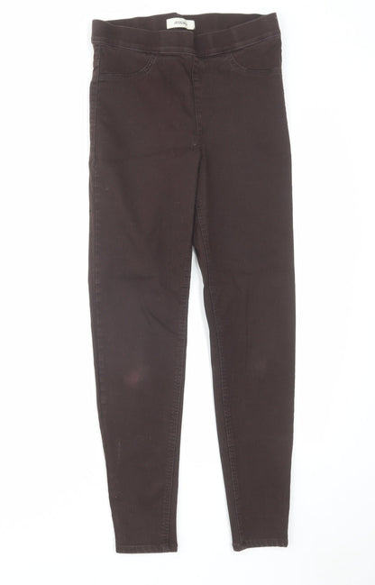 Womens UK Size 8 Marks and Spencer Regular Fit Jegging Brown Jeans