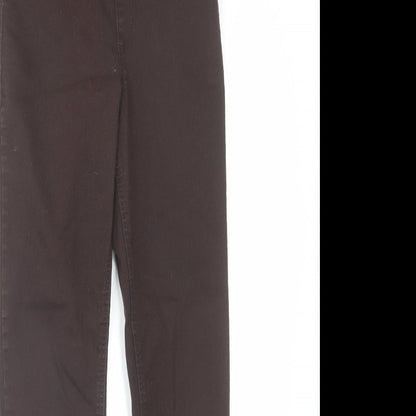 Womens UK Size 8 Marks and Spencer Regular Fit Jegging Brown Jeans