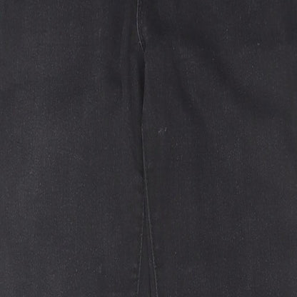 Denim & Co. Womens Black Cotton Skinny Jeans Size 10 L30 in Regular Zip