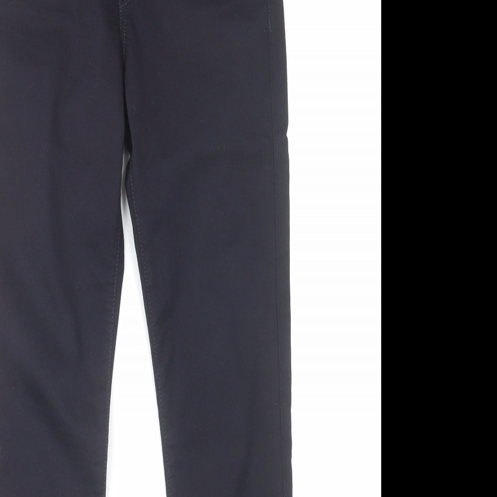 Limited Collection Womens Blue Cotton Skinny Jeans Size 10 L29 in Regular Zip