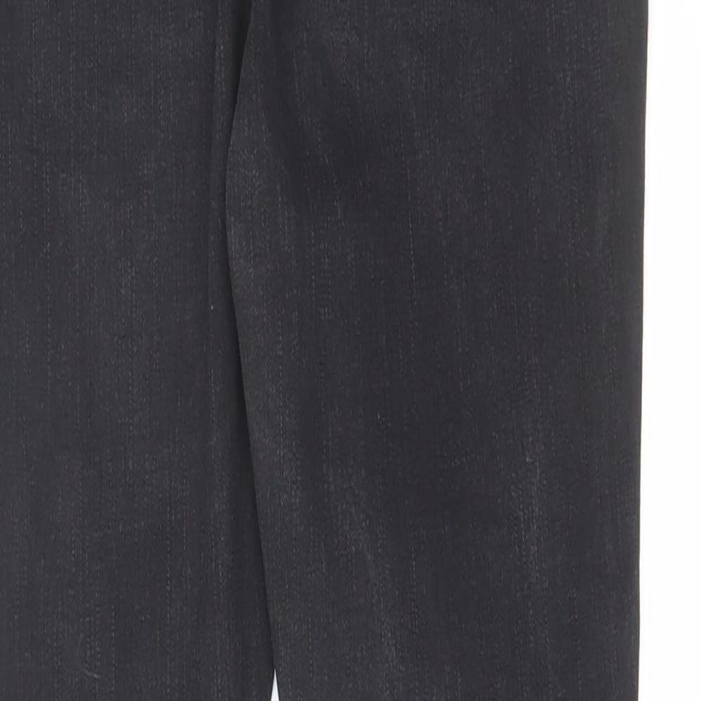 Denim & Co. Womens Black Cotton Skinny Jeans Size 10 L29 in Regular Zip