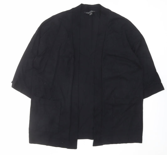 Womens UK Size 12 Dorothy Perkins Black Cardigan Jumper