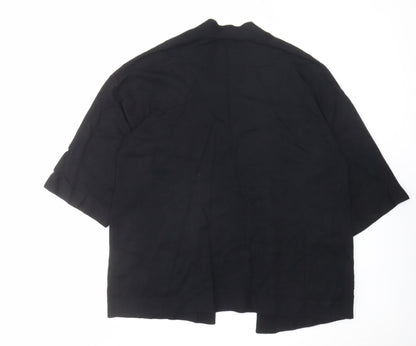 Womens UK Size 12 Dorothy Perkins Black Cardigan Jumper