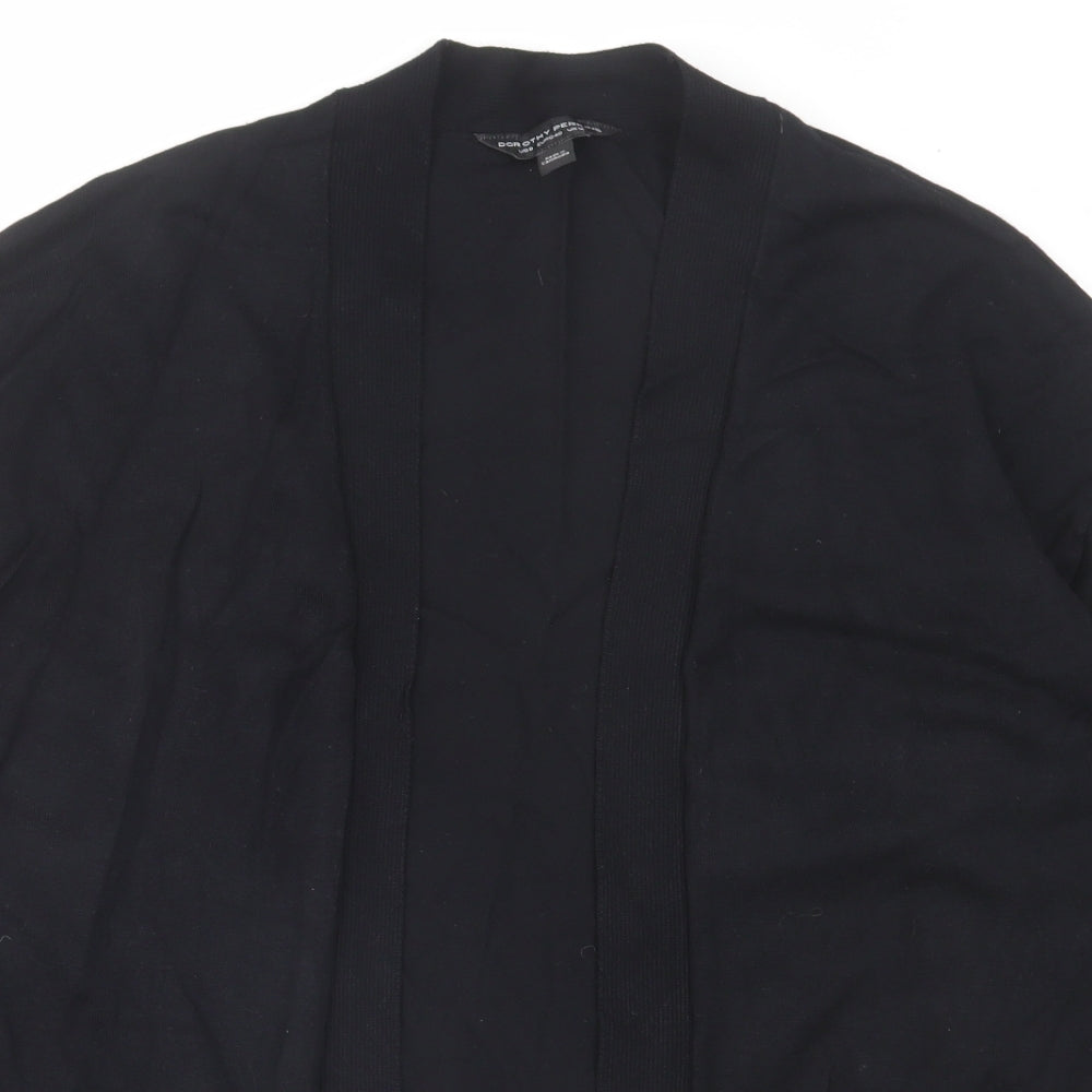 Womens UK Size 12 Dorothy Perkins Black Cardigan Jumper