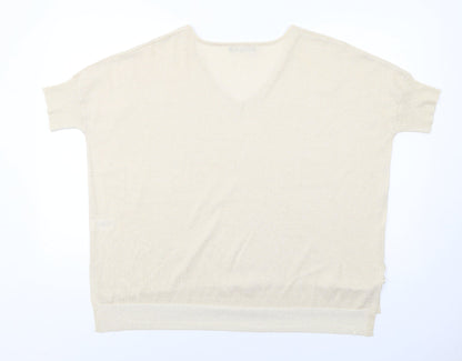 Womens UK Size 16 Bonmarché Beige Pullover Jumper