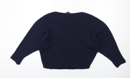 Womens UK Size 8 Izabel London Blue Pullover Jumper