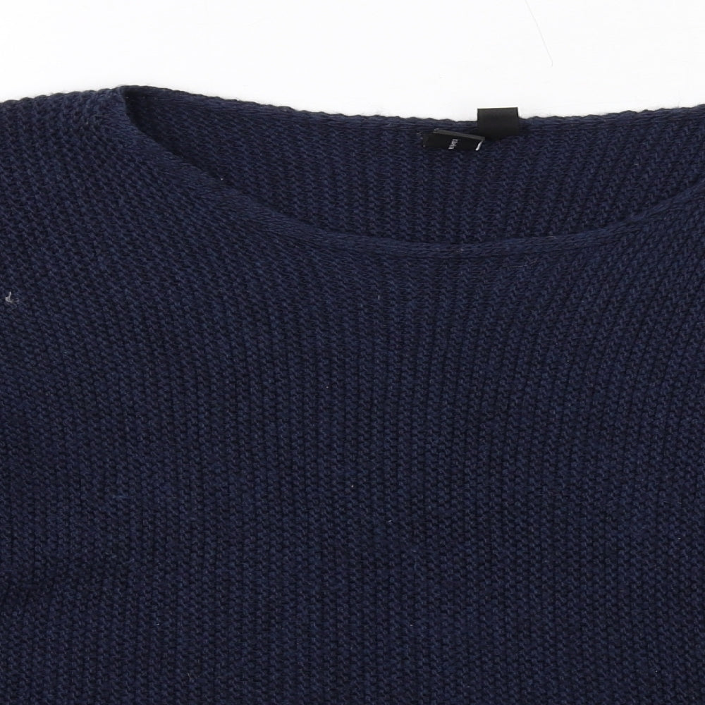 Womens UK Size 8 Izabel London Blue Pullover Jumper