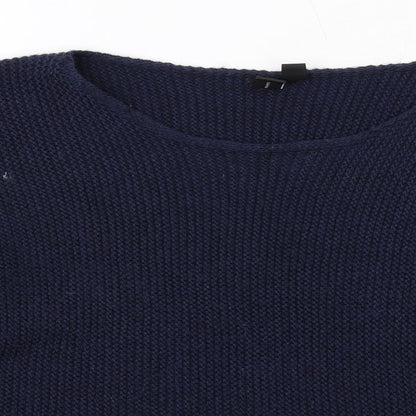 Womens UK Size 8 Izabel London Blue Pullover Jumper