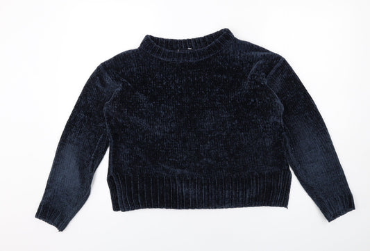 Womens UK Size S Marks and Spencer Blue Pullover Jumper