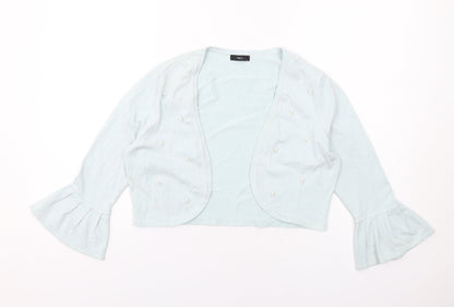 Womens UK Size 12 M&Co Green Cardigan Jumper