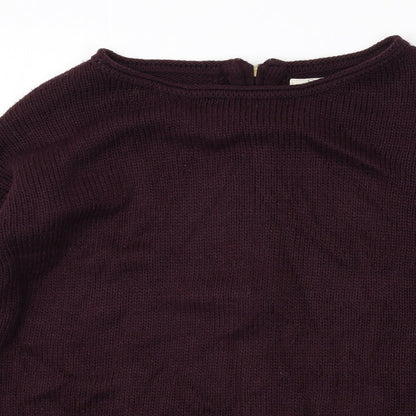 Womens UK Size S New Look Purple Pullover Jumper