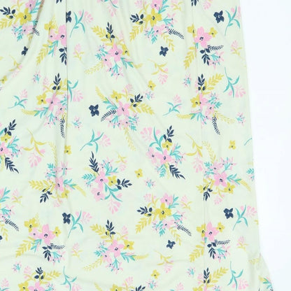 Pebble Bay Womens Multicoloured Floral Polyester A-Line Skirt Size 16