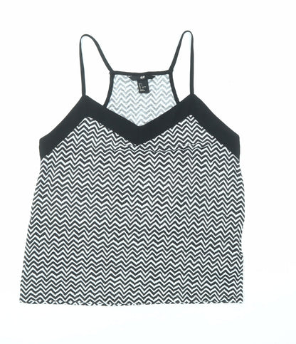 Womens UK Size S H&M Black Camisole Tank