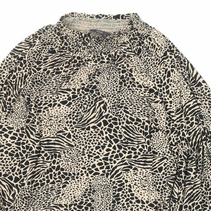 Womens UK Size 14 Marks and Spencer Black Basic Blouse
