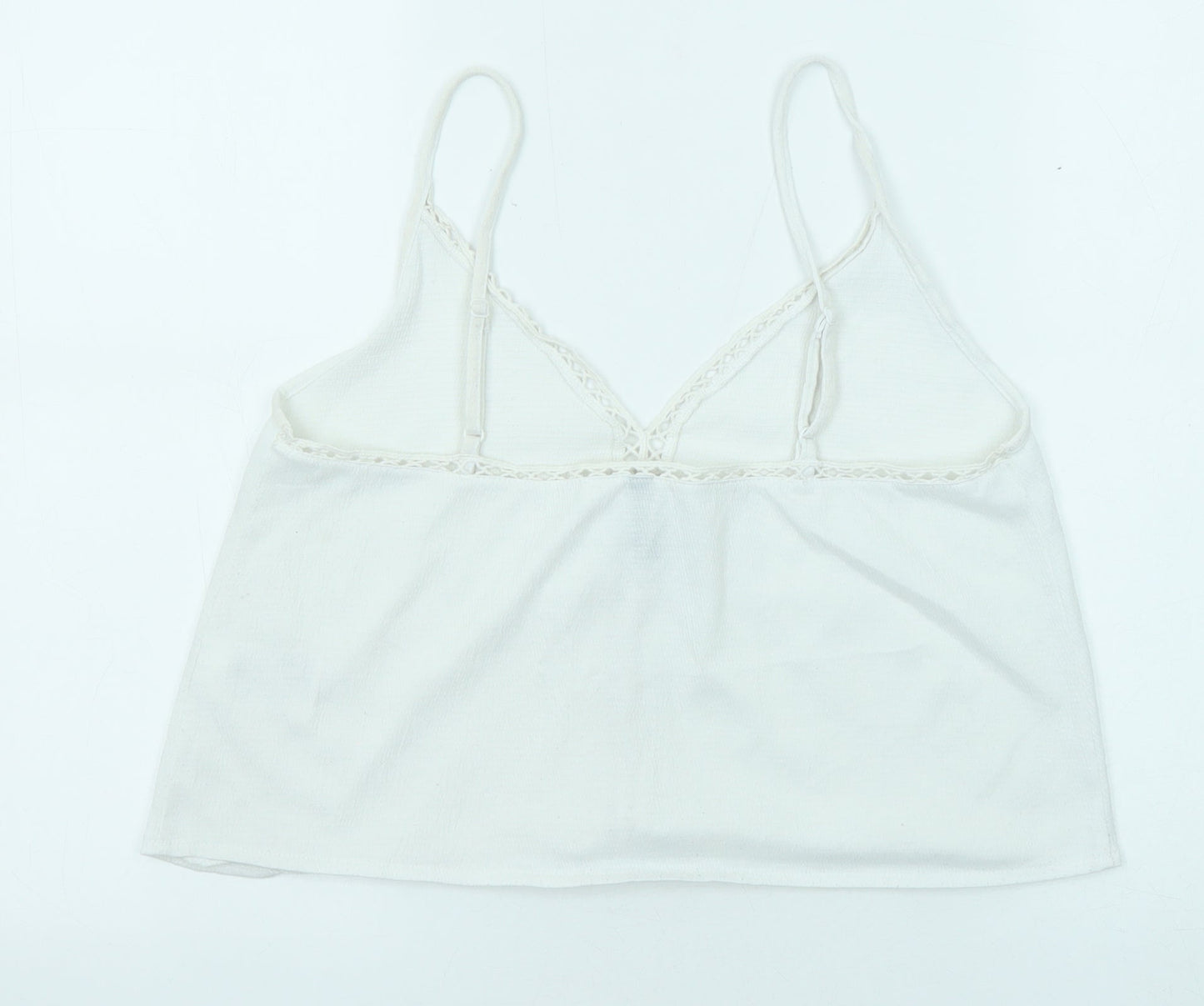 Womens UK Size S Divided by H&M White Camisole Tank