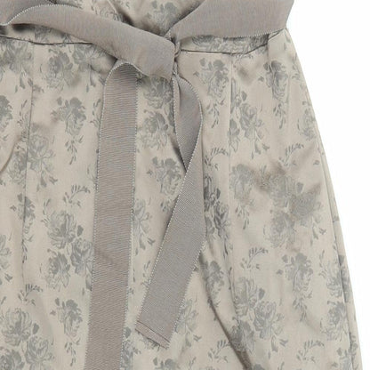 Coast Womens Brown Floral Polyester Pencil Dress Size 16 Sweetheart Zip