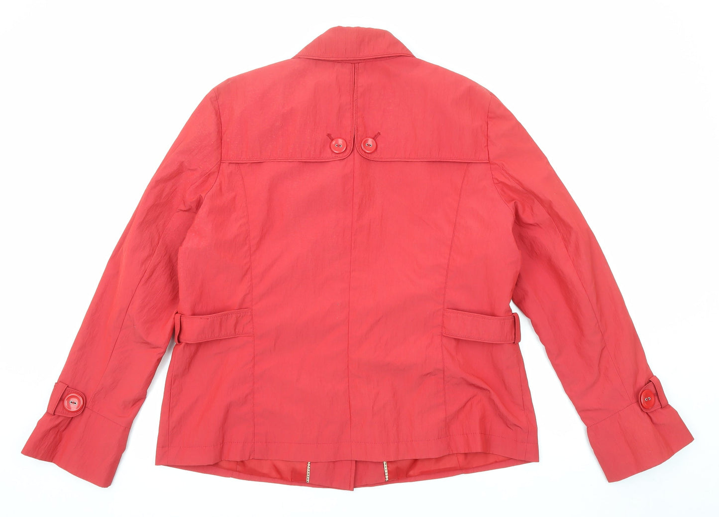 Klass Womens Red Jacket Size 18 Button