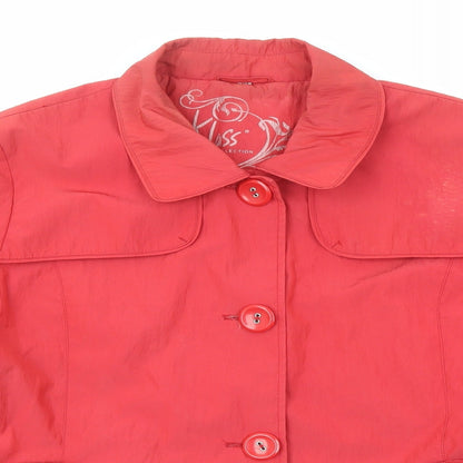 Klass Womens Red Jacket Size 18 Button