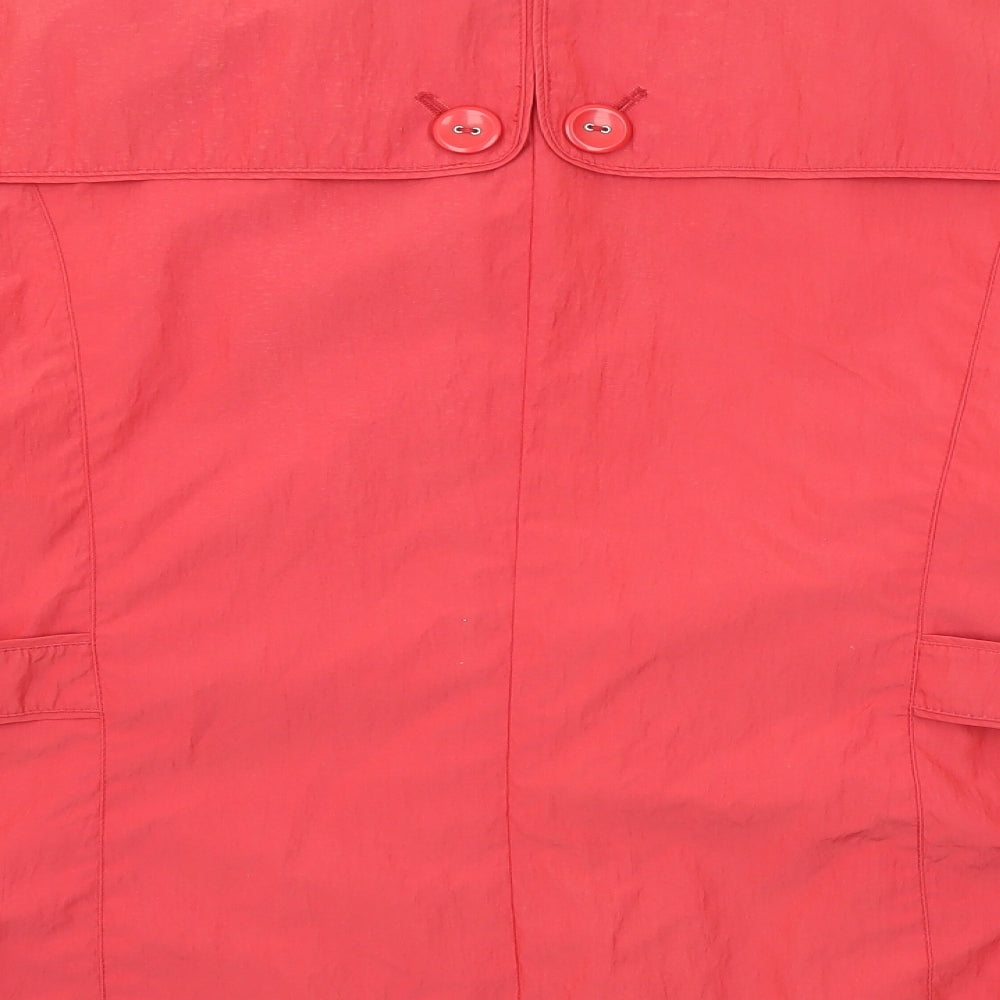Klass Womens Red Jacket Size 18 Button