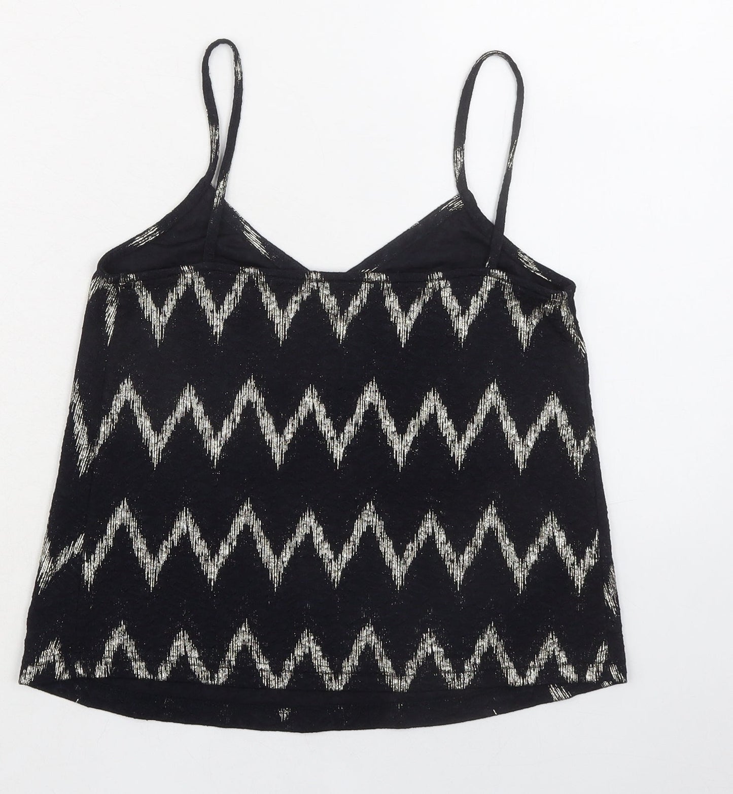 Womens UK Size 6 Topshop Black Camisole Tank