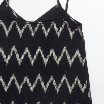 Womens UK Size 6 Topshop Black Camisole Tank