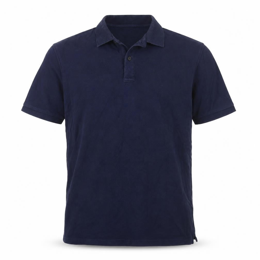 Marks and Spencer Mens Blue Cotton Button-Up Size S Collared Button