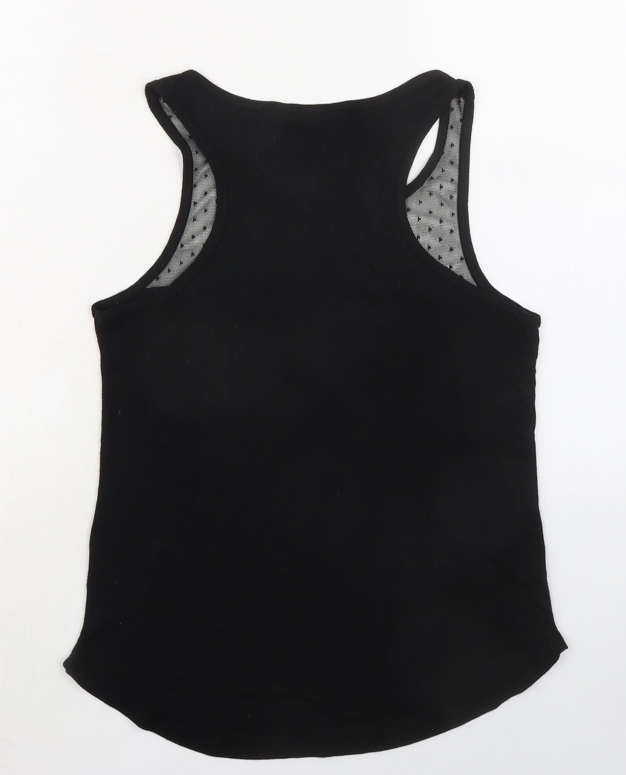 Womens UK Size M H&M Black Basic Tank