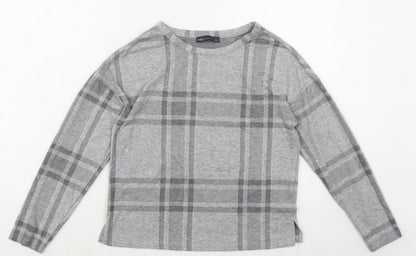 Womens UK Size 8 Marks and Spencer Grey Basic T-Shirt