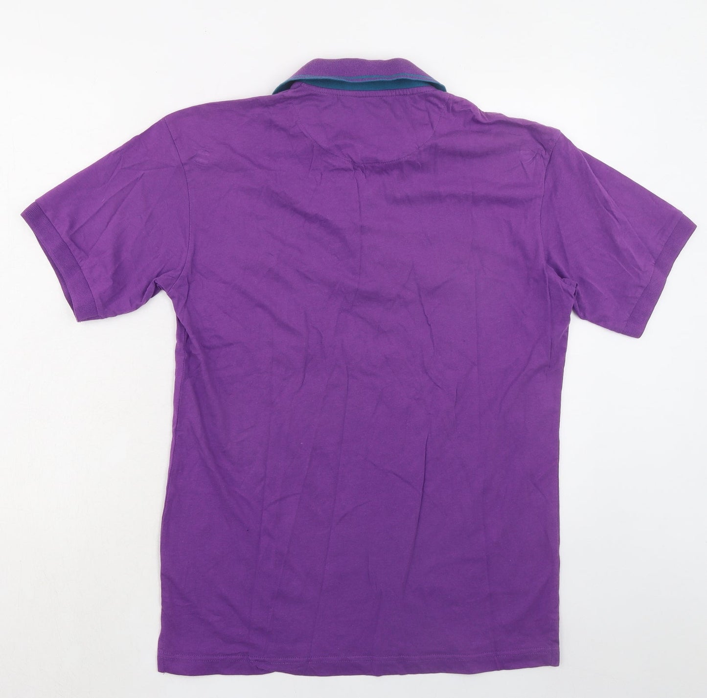 Mens UK Size M Old Salt Purple  Button-Up Short Sleeve Casual Shirt