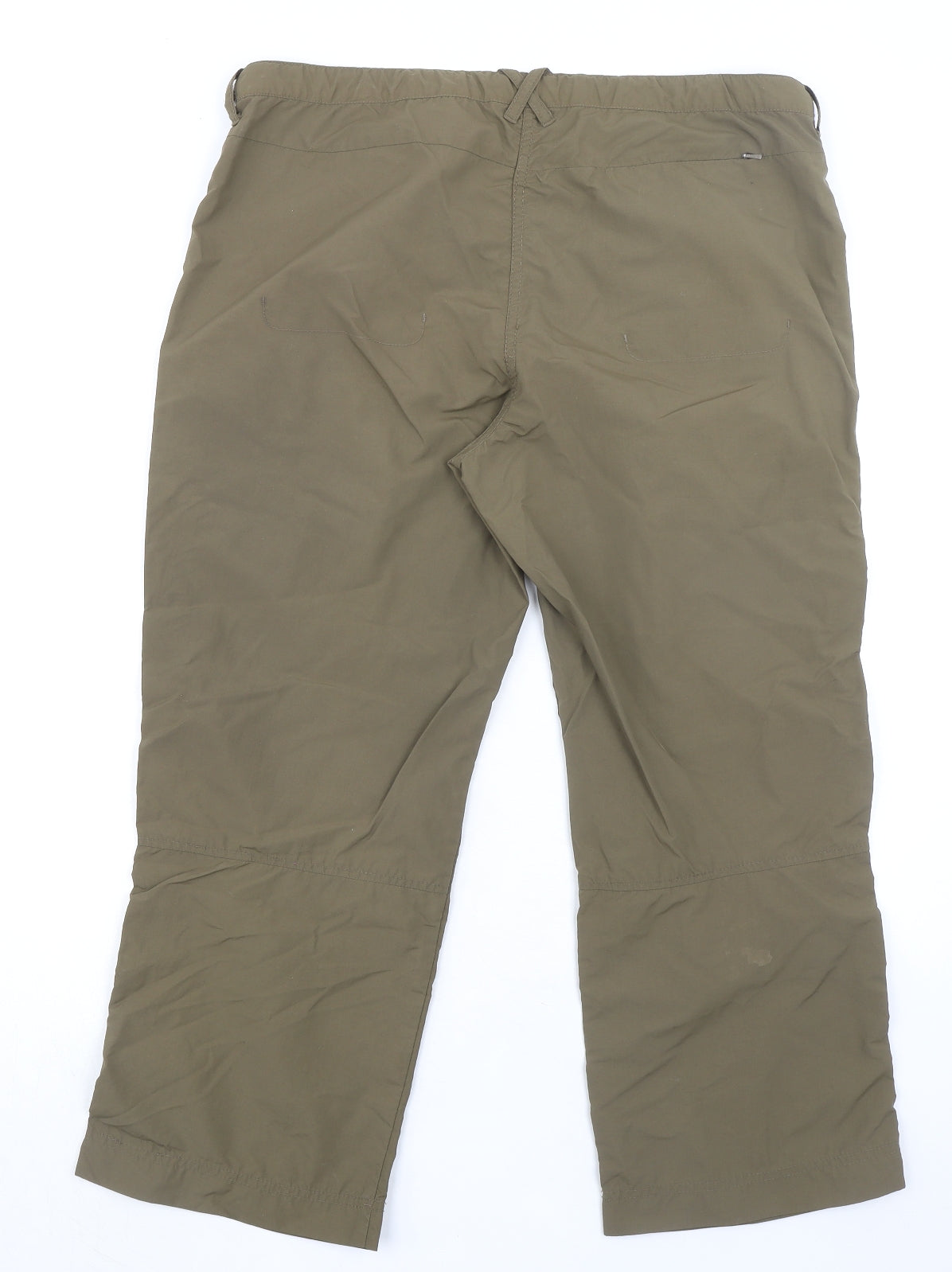 MEXXSPORT Womens Green Nylon Trousers Size 16 L25 in Regular Zip