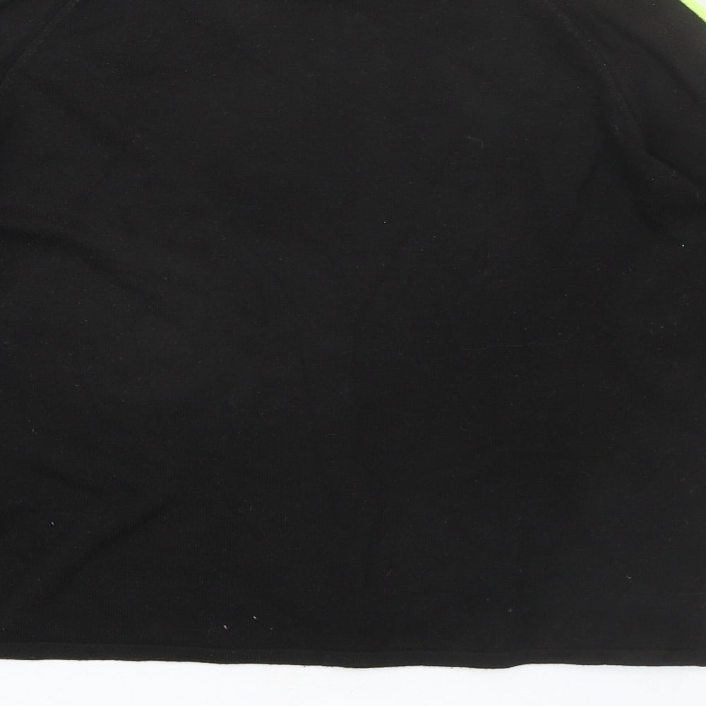 Divided by H&M Womens Black Acrylic Basic Blouse Size S Mock Neck