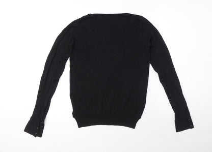 Womens UK Size L Zara Black Pullover Jumper