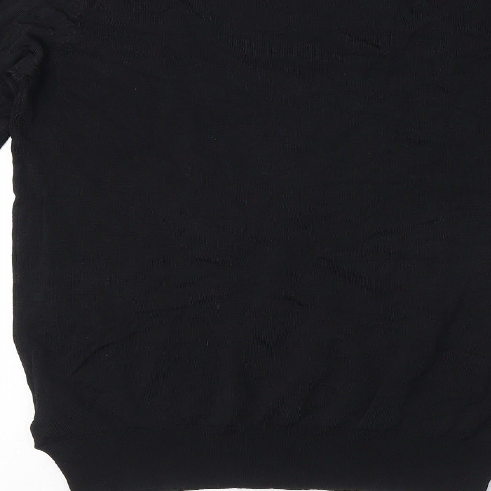 Womens UK Size L Zara Black Pullover Jumper