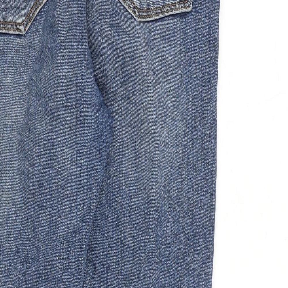 ASOS Womens Blue Cotton Skinny Jeans Size 34 in L30 in Slim Zip