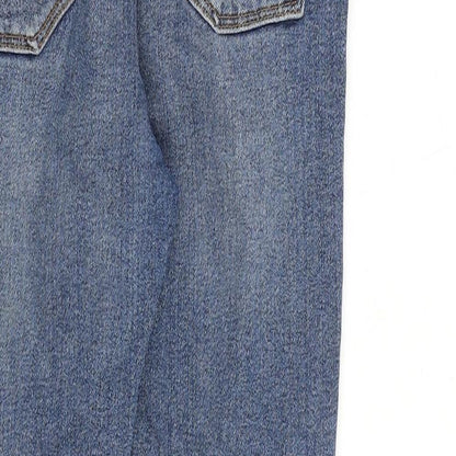 ASOS Womens Blue Cotton Skinny Jeans Size 34 in L30 in Slim Zip