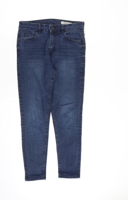 Womens UK Size 10 Marks and Spencer Slim Fit Skinny Blue Jeans