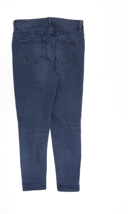 Womens UK Size 10 Marks and Spencer Slim Fit Skinny Blue Jeans