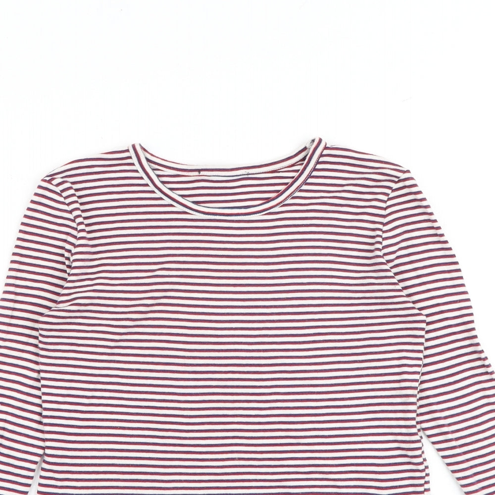 Womens UK Size 4 Topshop Multicoloured Basic T-Shirt