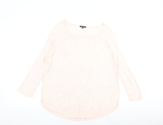 Womens UK Size 14 Warehouse Pink Pullover Jumper