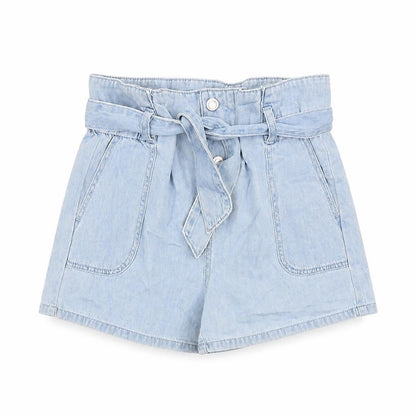 Womens UK Size 6 Denim & Co. Regular Fit Paperbag Shorts