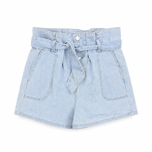 Womens UK Size 6 Denim & Co. Regular Fit Paperbag Shorts