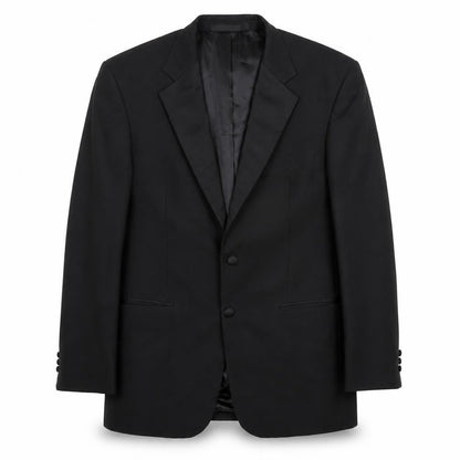 Mens UK Size 40 Marks and Spencer Regular Black Suit Tuxedo